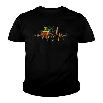 Heartbeat Djembe Drum Funnyfor Djembe Lover Youth T-shirt - Thegiftio UK