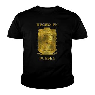 Hecho En Puebla Camisa Mexico Mexican Gifts Youth T-shirt - Thegiftio UK