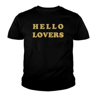 Hello Lovers English Language Gift Youth T-shirt - Thegiftio UK