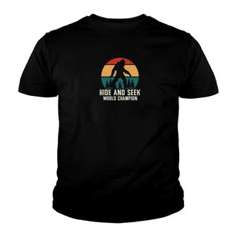 Hide And Seek Champion Bigfoot Youth T-shirt - Monsterry DE