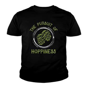 Home Gift Design Pursuit Of Hoppiness Brew Gift Youth T-shirt - Thegiftio UK