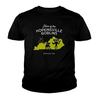 Home Of The Hopkinsville Goblins Kentucky Usa Youth T-shirt - Thegiftio UK