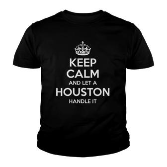 Houston Funny Surname Family Tree Birthday Reunion Gift Idea Youth T-shirt - Seseable