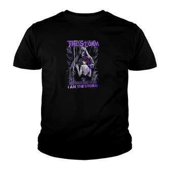 I Am The Storm  Grim Reaper Women Youth T-shirt