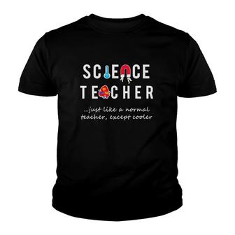 I Heart Love Science And Biology Teacher Youth T-shirt - Thegiftio UK