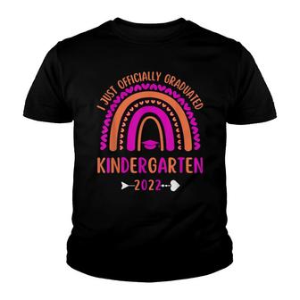 I Officially Graduated Kindergarten Graduation 2022 Rainbow Youth T-shirt - Thegiftio UK
