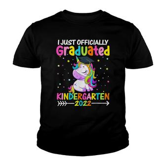 I Officially Graduated Kindergarten Graduation Girls 2022 Youth T-shirt - Thegiftio UK