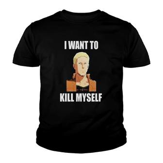 I Want To Kill Myself Youth T-shirt - Thegiftio UK