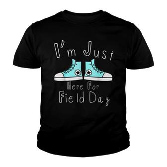 Im Just Here For Field Day School Field Day School Spirit Youth T-shirt - Thegiftio UK