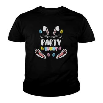 Im The Party Bunny Funny Easter Matching Men Women Youth T-shirt - Thegiftio UK