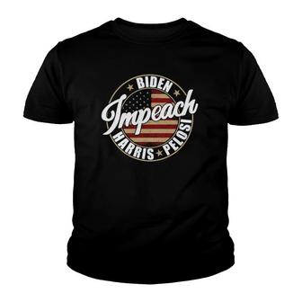 Impeach Biden Harris Pelosi Now Men Women Republican Youth T-shirt - Thegiftio UK