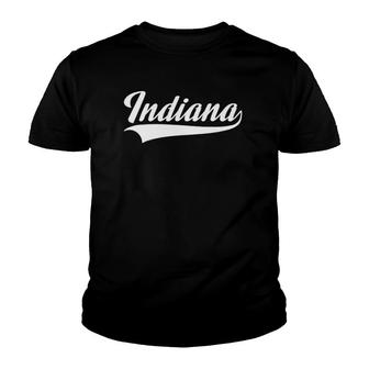 Indiana In Throwback Design Classic Youth T-shirt - Thegiftio UK
