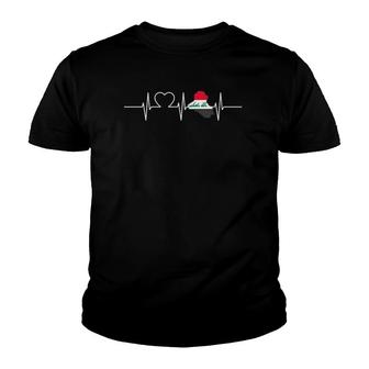 Iraq With Heartbeat Vintage Flag Of Iraq Youth T-shirt | Mazezy