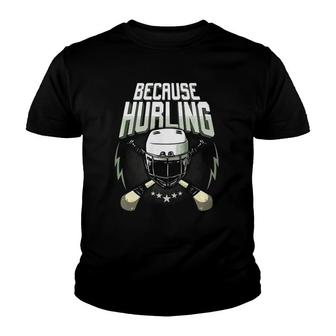 Ireland Hurling Gaelic Gift Irish Stick Sports Youth T-shirt | Mazezy