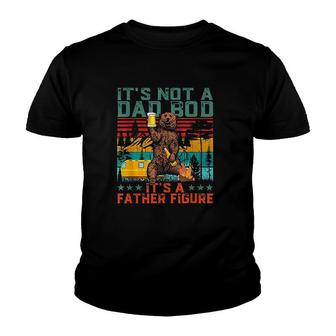It Not A Dad Bod Its Father Figure Bear Beer Lover Gift Youth T-shirt - Monsterry DE