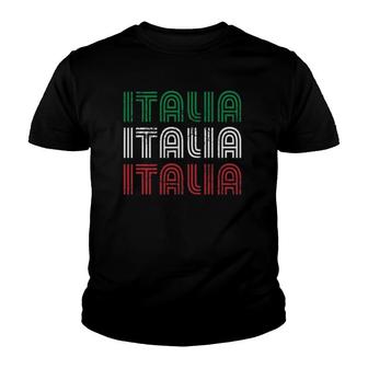 Italia Flag Italian Italy Italia Youth T-shirt | Mazezy