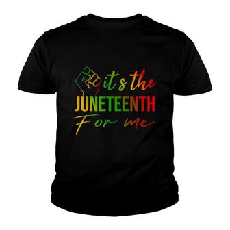 Its The Juneteenth For Me Free-Ish Since 1865 Independence Youth T-shirt - Thegiftio UK