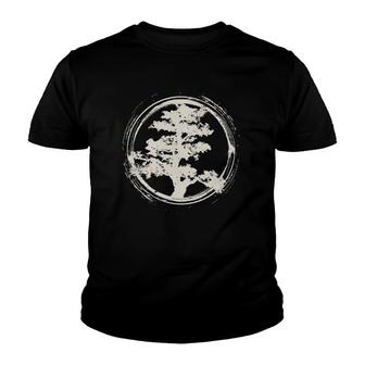 Japanese Zen Master Bonsai Tree Gift Design Idea Youth T-shirt - Thegiftio UK