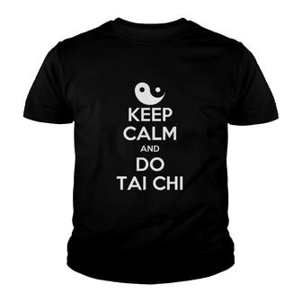 Keep Calm And Do Tai Chi Gift Funny V2 Youth T-shirt - Thegiftio UK