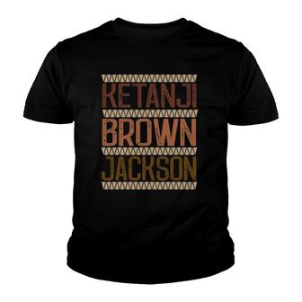 Ketanji Brown Jackson Melanin Judge Kbj Justice Nominee Youth T-shirt | Mazezy