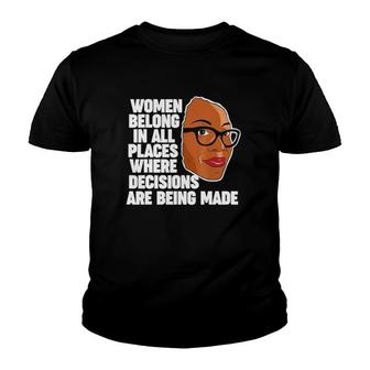 Ketanji Brown Jackson Women Belong Where Decisions Are Made Youth T-shirt | Mazezy