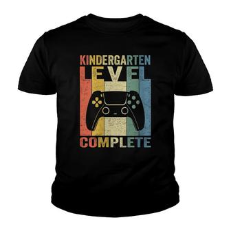 Kindergarten Graduation Level Complete Video Game Gift V2 Youth T-shirt - Thegiftio UK