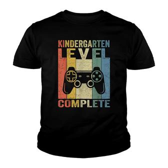 Kindergarten Graduation Level Complete Video Game Gift Youth T-shirt - Thegiftio UK