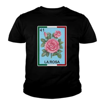 La Rosa Mexican Lottery Bingo Lottery Gifts For Women Youth T-shirt - Thegiftio UK