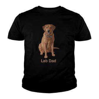 Lab Dad Fox Red Labrador Retriever Dog Lovers Gift Youth T-shirt - Seseable