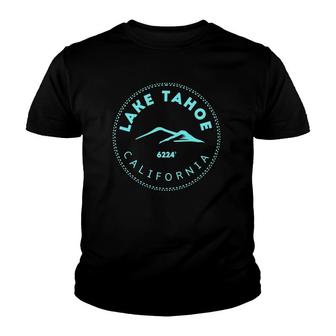 Lake Tahoe California Blue Mountain Youth T-shirt | Mazezy