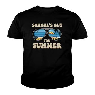 Last Day Of School Schools Out For Summer Teacher Vintage Youth T-shirt - Seseable