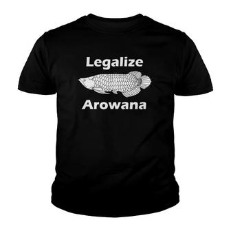 Legalize Arowana Southeast Asia Fish Zip Youth T-shirt - Thegiftio UK