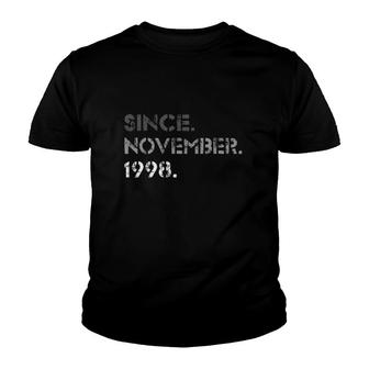 Legend November 1998 23 Years Old 23Rd Birthday Gifts Youth T-shirt - Seseable