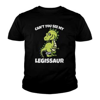 Leggisaur Broken Leg Bones Injury Dinosaur Recovery Gift Youth T-shirt | Mazezy
