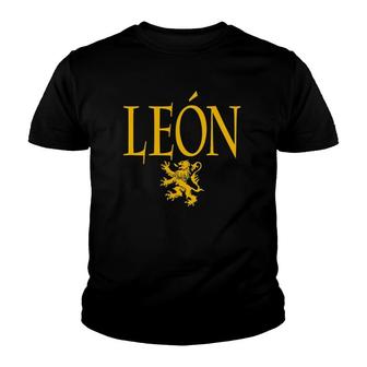 Leon Mexico Lion Amber Print Youth T-shirt - Thegiftio UK