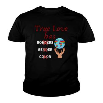 Lgbtq Pride Month True Love Youth T-shirt | Mazezy