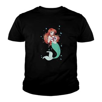 Little Mermaid Anime Ariel Graphic Youth T-shirt - Monsterry AU