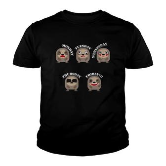 Lone Star Merch Sloth Weekly Standard Youth T-shirt - Monsterry