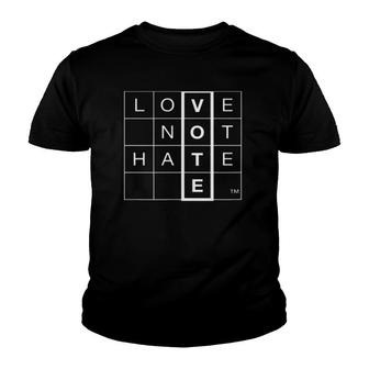 Love Not Hate Human Rights Vote Youth T-shirt - Thegiftio UK