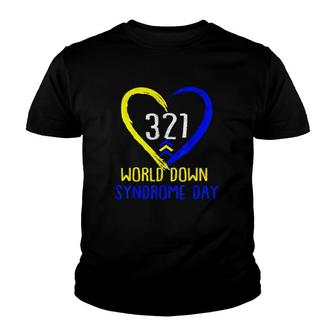 Love World Down Syndrome Awareness Day Youth T-shirt | Mazezy DE