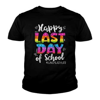 Lunch Lady Life Happy Last Day Of School Cute Lunch Lady Youth T-shirt - Seseable