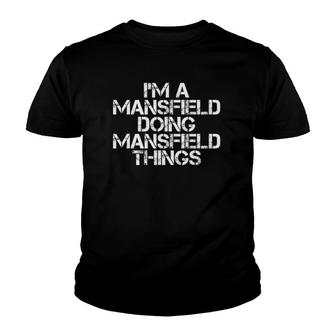 Mansfield Funny Surname Family Tree Birthday Reunion Gift Youth T-shirt - Seseable