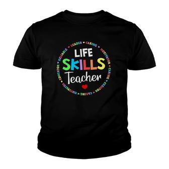 Matching Life Skills Teacher Squad Special Ed Sped Team Crew Youth T-shirt | Mazezy