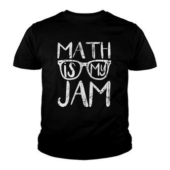 Math Lover Math Is My Jam Halloween Gift Youth T-shirt - Thegiftio UK