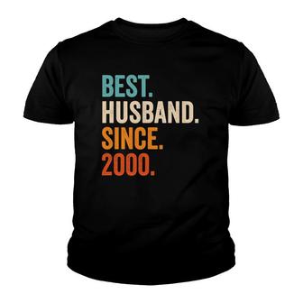 Mens Best Husband Since 2000 22Nd Wedding Anniversary 22 Years Youth T-shirt - Thegiftio UK