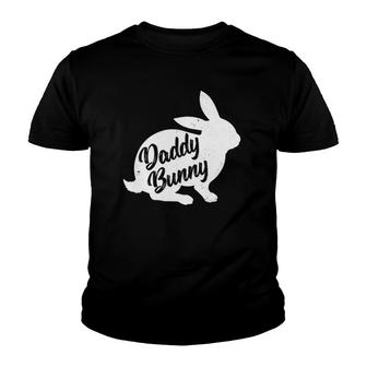 Mens Daddy Bunny For Dad Father Family Matching Easter Youth T-shirt | Mazezy