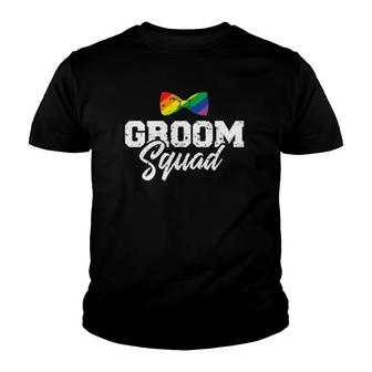 Mens Groom Squad Gay For Bachelor Party Youth T-shirt - Thegiftio UK