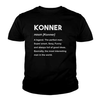 Mens Konner Name Konner Youth T-shirt - Thegiftio UK