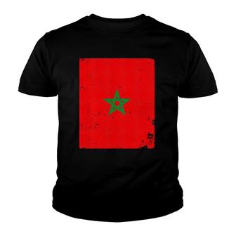 Moorish Flag Kingdom Of Morocco Youth T-shirt | Mazezy