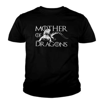 Mother Of Bearded Dragon Lovers Funny Mom Mommy Grandma Mama Youth T-shirt - Seseable